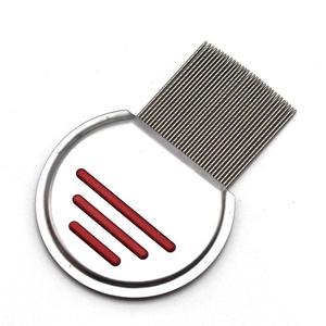 Chấy Không Gỉ Giảm Ngứa Thép Kim Loại Tóc Lược Với Siêu Hẹp Răng - Product Image 3