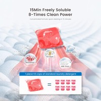 Deterjen Gel Cuci Pakaian Sekali Pakai Ramah Lingkungan, Pemrosesan OEM Khusus