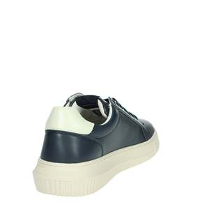 Calvin Klein Jeans Zapatillas Deportivas para Hombre YM0YM01198 Azules con Cordones de Cuero Genuino y Plantilla Acolchada - Product Image 3