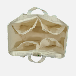 Sac en toile réutilisable pour les courses avec plusieurs poches, sac de shopping écologique sur mesure, vente en gros - Product Image 6