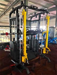 Rack de musculation professionnel commercial 10-en-1 avec station de squat et machine Smith multifonctionnelle DZ039 - Product Image 3