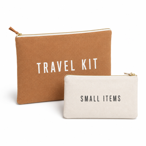 Fashionable Custom Size Recycled Cotton Canvas Cosmetic Make Up Bag Canvas Makeup Bag With Printing Logo - Product Image 3