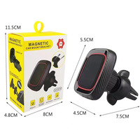 Support magnétique puissant pour téléphone de voiture avec logo personnalisé pour grille d'aération, compatible iPhone 17 16, support de navigation, clip tablette FBA