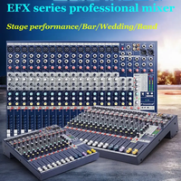 Paulkitson EFX16 Contrôleur DJ professionnel Console audio Mélangeur Performance de scène Système de sonorisation avec construction métallique
