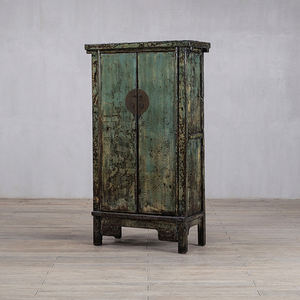 خزانة ملابس تايلاي عتيقة، خزانة صينية عتيقة، خزانة زفاف صينية فيروزية، خزانة صينية عتيقة - Product Image 5