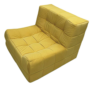 Canapé modulaire sectionnel moderne avec ottoman et chaise longue, rembourré blanc, pour salon, fourni directement par l'usine - Product Image 3