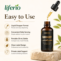 Échantillon Gratuit d'Extrait Liquide de Shilajit en Gouttes, Fournisseur de Flacons Compte-gouttes à Marque Privée