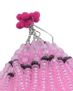 Perles de prière en acrylique de qualité supérieure, élégantes, de couleur rose, avec logo - Product Image 3