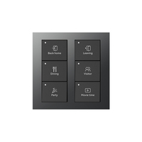 Nuevo Interruptor de Pared Inteligente Inalámbrico Siqitech para Panel de Aleación de Aluminio con Control Remoto