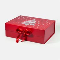 Boîte en papier d'emballage cosmétique recyclable de luxe sur mesure à double porte avec finition brillante mate pour chaussettes et boîtes cadeaux de bougies