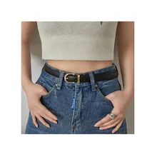 Ladies belt Korean fashion ins style wild waist belt with Alloy Buckle decoration jeans dress trousers