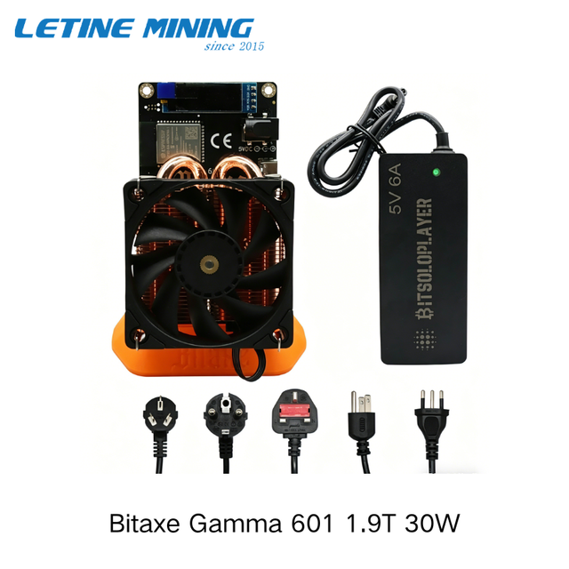 NEW Bitaxe Gamma 601 Max 1.9TH/s BTC Solo Miner BM1370 ASIC Chip Bitcoin Lottery Asic Miner Bitaxe Gamma 601 1.9T