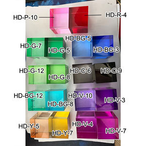 Briques de verre solides multicolores à broyage fin, blocs de verre thermofusible pour cloisons décoratives et murs paysagers – Vente directe usine - Product Image 6