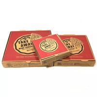 Fourre-tout à pizza en papier kraft recyclables avec poignées renforcées pour la restauration boîte à pizza boîte d'emballage avec votre logo boîte de couleur