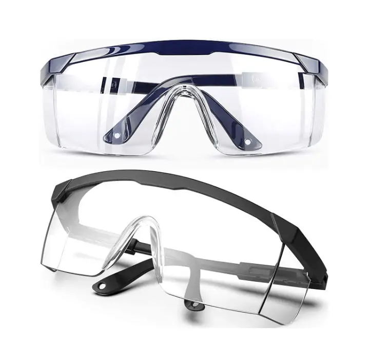 Biểu tượng tùy chỉnh an toàn rõ ràng Kính đáp ứng EN166 & ANSI Z87.1 chống sương mù làm việc bảo vệ mắt kính bảo vệ với hộp