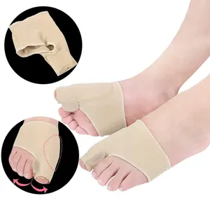 Orthotic 2021 High Quality Nylon Hallux Valgus Orthotic Gel Toe Separator Sleeves Bunion Sock With Toe Corrector