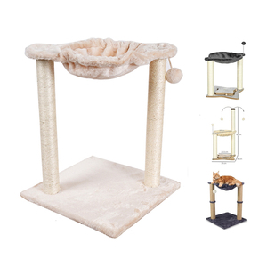 Hot Sale Le Chong Small Size Customizable Wood <b>Cat</b> Tree Tower with Sisal <b>Scratching</b> <b>Post</b> and Interactive Toys - Product Image 1