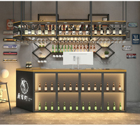 Meubles de bar lumineux LED en forme de U sur mesure, grand format, pour discothèque, table colorée, comptoir de bar