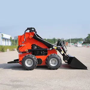 Spedizione gratuita EPA UAV Mini skid steer trivella attacco mini skid steer run flat diesel mini skid steer loader 37hp