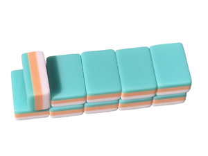Luxury Jade Texture Acrylic <b>Mahjong</b> <b>Set</b> Custom Logo American <b>Mahjong</b> Tiles - Product Image 1