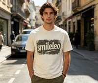 Camiseta de Hombre de Algodón Grueso, Estilo Vintage, con Estampado Gráfico Personalizado, Talla Grande