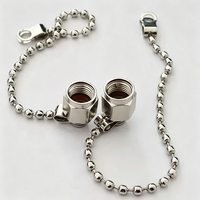 Tapa Antipolvo Impermeable de Acero Inoxidable para Conector SMA Macho