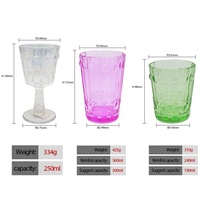 Verres à shot en verre pressé sans plomb, gobelets à paroi épaisse modernes, options de couleurs disponibles, pour la maison, le bar, les fêtes, les hôtels, les événements, la restauration