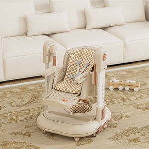 كرسي أطفال متعدد الوظائف 3 في 1 قابل لتعديل الارتفاع إلى 6 أوضاع للطعام والمشي والهزاز - Product Image 4