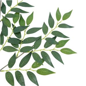 <span class=keywords><strong>Hojas</strong></span> Artificiales Verdes para Jardín, <span class=keywords><strong>Hojas</strong></span> de Banyan de Aspecto Real, Ramo Artificial Colorido, <span class=keywords><strong>Hojas</strong></span> Artificiales a Granel para Decoración de Paredes - Product Image 2