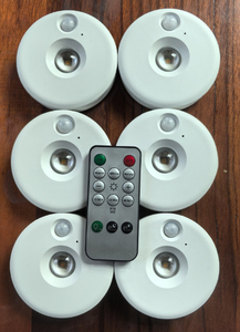 Cabinet LED Light Light Gray Matte Finish Remote Control Dimmable 6000K Daylight Alert USB Powered <b>ABS</b> Material Ra95 Touch - Product Image 2