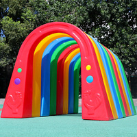 Meilleures ventes - Ensemble de jouets en plastique pour enfants, tunnel, équipement adapté aux activités parent-enfant en intérieur, jardins d'enfants, usage domestique
