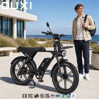 Vélo électrique tout-terrain OUXI V8 Pro 24 pouces avec batterie au lithium 48V, frein à disque, vélo de montagne électrique pour adultes