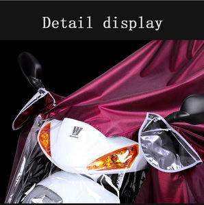 Scooter électrique pour hommes et femmes célibataires Imperméable à double bord élargi et épaissi Imperméable et couvre-pieds en gros - Product Image 2