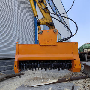 Una macchina con molteplici usi: il trituratore forestale per escavatore è adatto per la bonifica di terreni <span class=keywords><strong>forestali</strong></span>, l'abbellimento del paesaggio e le <span class=keywords><strong>strade</strong></span> comunali. - Product Image 2