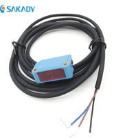 Capteur photoélectrique SAKADY série GL25 NPN PNP 12-24V CC 3 fils 200Hz IP65, type enfichable, réflexion miroir, garantie 1 an, livraison rapide