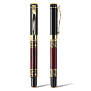 Stylo gel métallique de style chinois haut de gamme Bonvada, encre noire, pointe de 1,0 mm, pour le bureau, l'école, la signature, coffret cadeau - Product Image 1