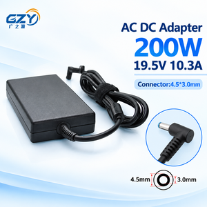 Cargador de Corriente para Portátil, Adaptador Delgado de 19.5V 10.3A 200W 4.5*3.0mm GF66 GF76 GF75 MS-17L1 Darkelf 4 5 6Air 6 Pro para Portátiles HP - Product Image 1
