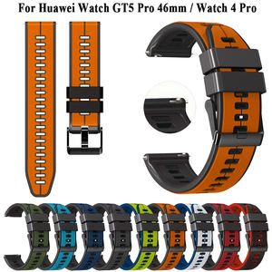 สายนาฬิกาซิลิโคนแบบสปอร์ตขนาด 22 มม. เหมาะสำหรับนาฬิกาหัวเว่ย จีที 3/จีที 3 โปรสายรัดข้อมือแบบปรับได้อุปกรณ์เสริม - Product Image 1