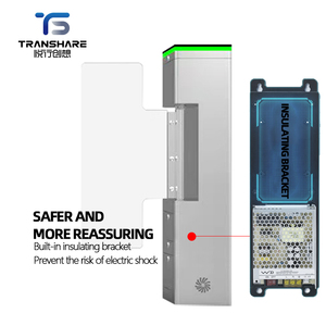 Swing rào cản cổng cho người đi bộ kiểm soát truy cập turnstile cho siêu thị với ánh sáng dẫn và cảm biến hồng ngoại Radar phát hiện - Product Image 5