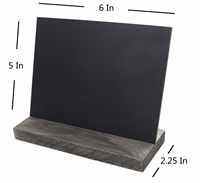 Mini tableau noir portable créatif de haute qualité pour effacer les messages, panneau d'affichage en bois pour la décoration de la maison