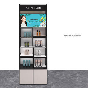 יוקרה בושם תצוגה הוביל תצוגה קוסמטיקה מדף ארון תצוגה קמעונאית מותאם אישית לעמוד עבור מוצרי טיפוח איפור - Product Image 4