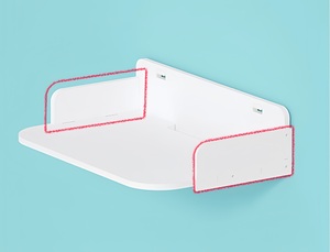 Étagère murale flottante pour routeur, étagère pour boîte de câbles de modem, mini étagère blanche, support de rangement - Product Image 5