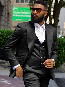 <span class=keywords><strong>Traje</strong></span> <span class=keywords><strong>de</strong></span> hombre <span class=keywords><strong>de</strong></span> tres piezas transpirable con botonadura plana <span class=keywords><strong>para</strong></span> negocios, casual, boda, <span class=keywords><strong>novio</strong></span> y padrino - Venta al por mayor - Product Image 5