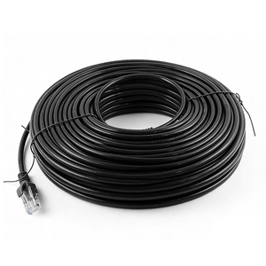 สายอีเธอร์เน็ต Cat5e UTP แบบไม่มีฉนวนหุ้ม สายทองแดงแท้สีดำ หัว RJ45 แบบ CCA LSZH เป็นมิตรกับสิ่งแวดล้อม ปล่อยควันน้อย ปราศจากสารฮาโลเจน สายแพทช์คอร์ด LAN - Product Image 6