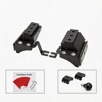 Support de fixation pour phares auxiliaires LED tout-terrain CNC, pour Toyota Hilux, montage sur montant A ou capot.