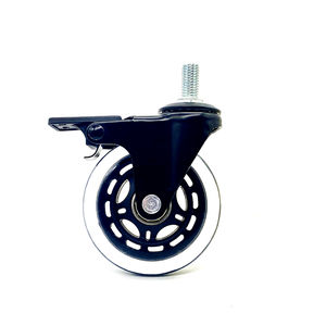 Roulettes <span class=keywords><strong>de</strong></span> chaise <span class=keywords><strong>de</strong></span> bureau professionnelles, lot <span class=keywords><strong>de</strong></span> 5, 3 pouces, pièce <span class=keywords><strong>de</strong></span> rechange, <span class=keywords><strong>en</strong></span> <span class=keywords><strong>caoutchouc</strong></span>, robuste, cadeau - Product Image 4