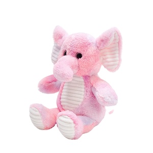Jouet en peluche éléphant mignon et coloré, éléphant bébé en peluche avec de grandes oreilles, rembourré en coton PP - Product Image 1