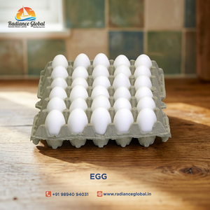 Œufs de poule frais blancs et bruns de première qualité avec coquille épaisse certifiés Halal 360 par carton - Product Image 2