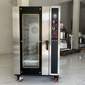 <span class=keywords><strong>Horno</strong></span> <span class=keywords><strong>de</strong></span> Panadería Comercial SURRI <span class=keywords><strong>de</strong></span> <span class=keywords><strong>10</strong></span> <span class=keywords><strong>Bandejas</strong></span> con Circulación <span class=keywords><strong>de</strong></span> Aire Caliente y Función <span class=keywords><strong>de</strong></span> Vapor, Fácil Operación, 2 Años <span class=keywords><strong>de</strong></span> Garantía - Product Image 2
