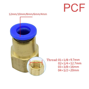 Raccord rapide pneumatique PCF PC PL SL <span class=keywords><strong>PB</strong></span> 4MM-12mm pour tuyau, raccord d'air 1/4" 1/8" 3/8" 1/2" BSPT, coupleur de tuyau à filetage mâle - Product Image 4